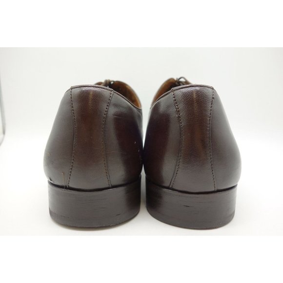 Magnanni Brown Leather Cap Toe Lace Up Oxfords Shoes Men\'s 11.5 main image 6